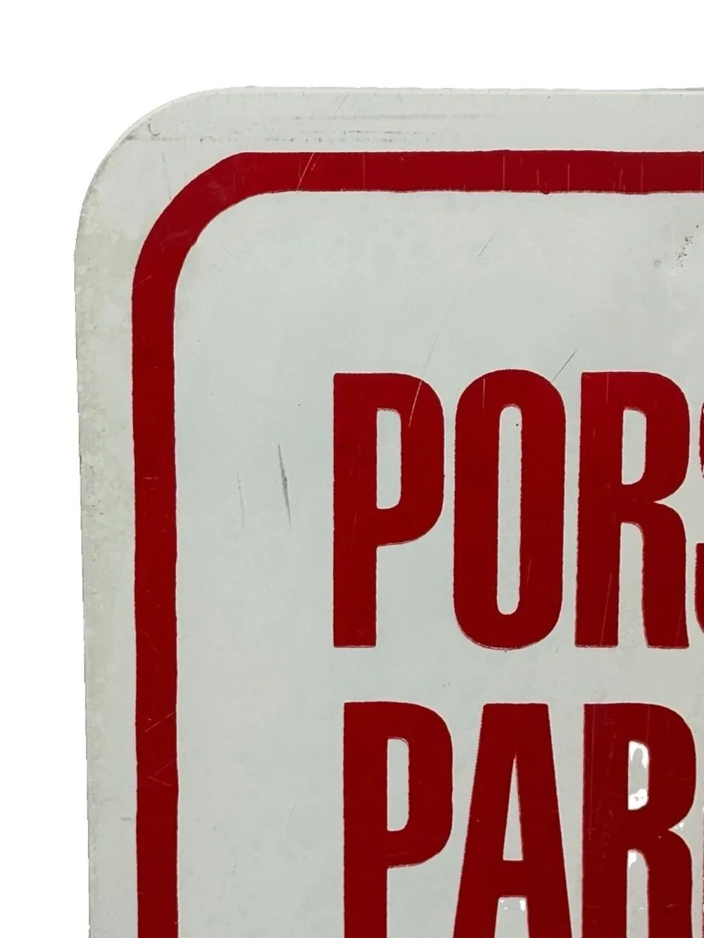 Porsche Parking Only Metal Sign 12x8 Garage Wall Decor Man Cave Porsche Gift
